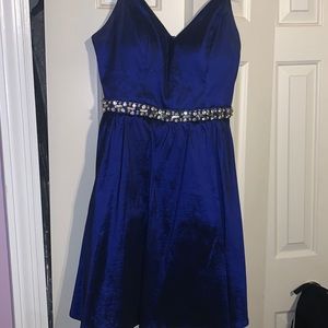 Blue homecoming dress